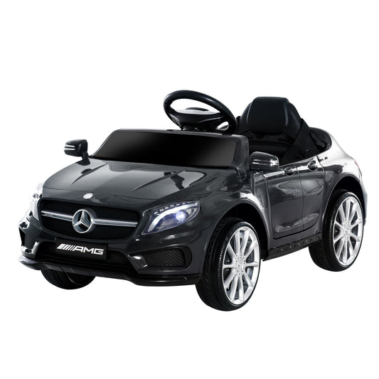 HOMCOM Mercedes Benz GLA Licensed 6V Kids Electric Ride On Car Toy with Remote Control Music Headlight for 3 Years Old Black