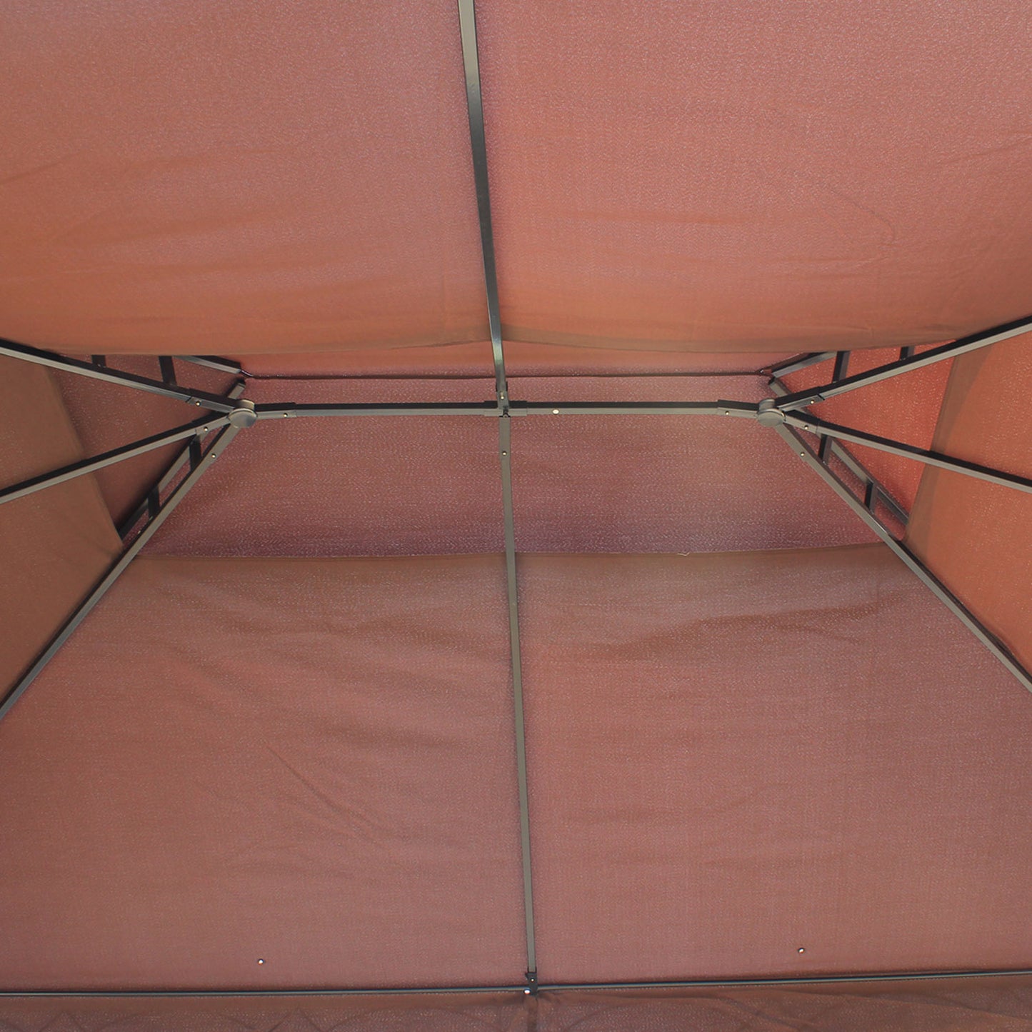 Outsunny 3 x 4m Garden Gazebo, Double√Ç Roof Marquee Canopy Shelter with Sidewalls, Solid√Ç Steel√Ç Frame√Ç for√Ç Garden,√Ç Lawn,√Ç Backyard√Ç and√Ç Deck