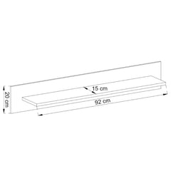 Nordi Wall Shelf 107cm