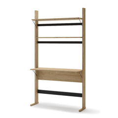 Ollie OL-04 Desk With Bookcase 108cm