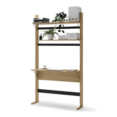 Ollie OL-04 Desk With Bookcase 108cm