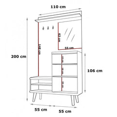 Primo Hallway Unit 110cm