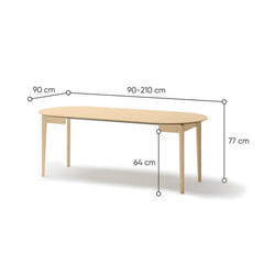 Plot PT-05 Extendable Dining Table 90cm