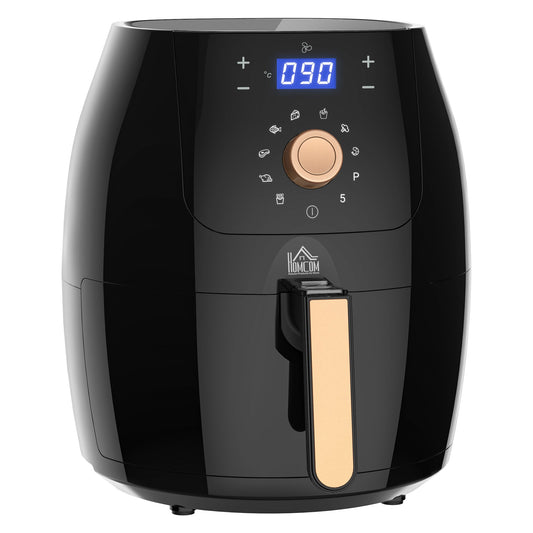 HOMCOM 5.5L 1700W Air Fryer, with Digital Display, 80-200√¢‚Äû∆í Temperature