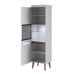 Nordi Tall Display Cabinet 53cm