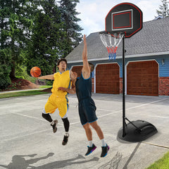 1.67 m-2.28 m Portable Basketball Hoop System with  Anti-Rust Stand