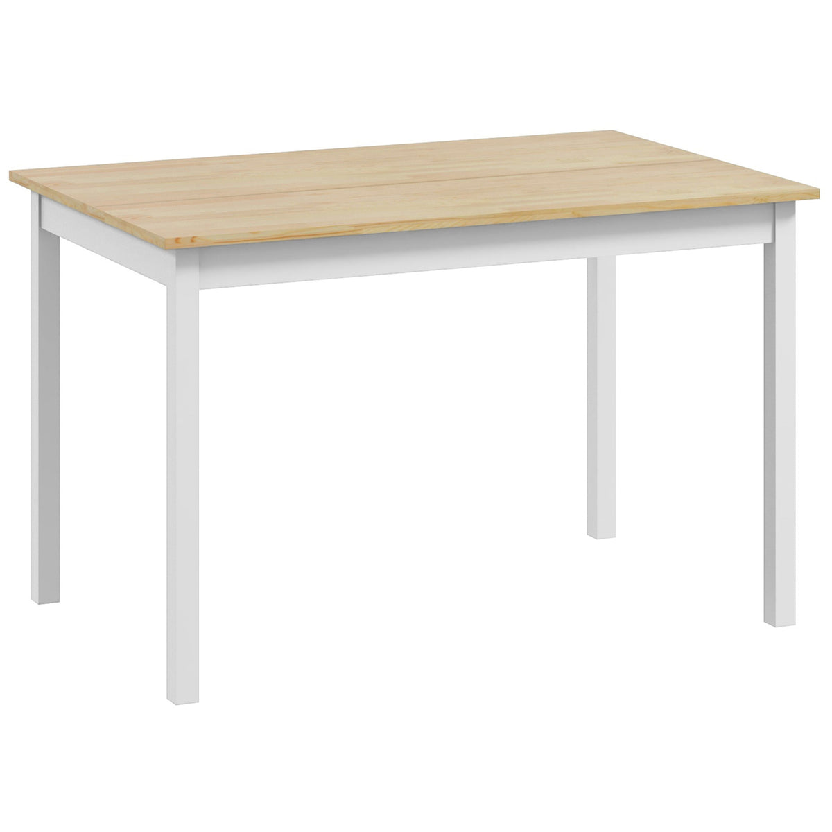 HOMCOM Four-Seater Farmhouse-Style Wooden Table