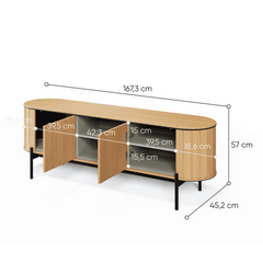 Rotto RT-05 TV Cabinet 167cm