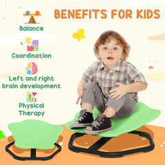 AIYAPLAY Elephant-Shaped Spinning Chair for Autism, 3-6 Years, Green