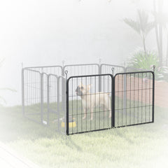 PawHut 2 Piece Dog Pen Expansion Pack for 60cm High Animal Pen with 3 Connecting Stakes