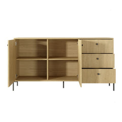 Scandi Sideboard Cabinet 157cm [Drawers]