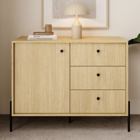 Scandi Sideboard Cabinet 107cm