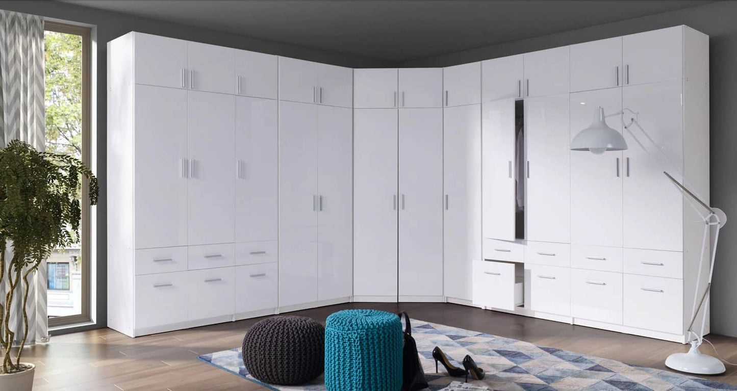 Snow 04 Hinged Wardrobe 136cm