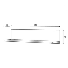 Story SO-14 Wall Shelf 110cm