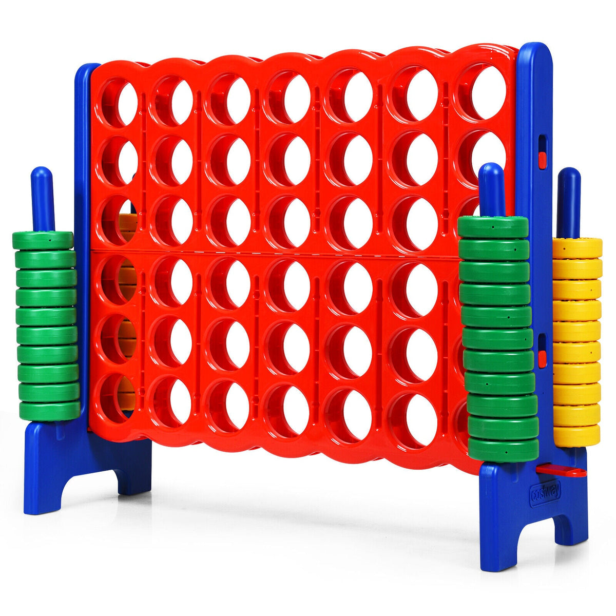 Jumbo 4-to-Score Giant Game Set with Quick-Release Lever-Blue