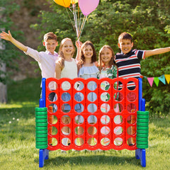 Jumbo 4-to-Score Giant Game Set with Quick-Release Lever-Blue