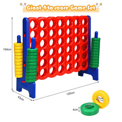 Jumbo 4-to-Score Giant Game Set with Quick-Release Lever-Blue