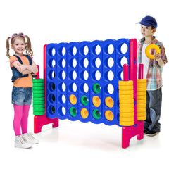 Jumbo 4-to-Score Giant Game Set with Quick-Release Lever-Red