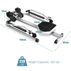 آلة التجديف Total Motion Rowing Machine مع شاشة LCD