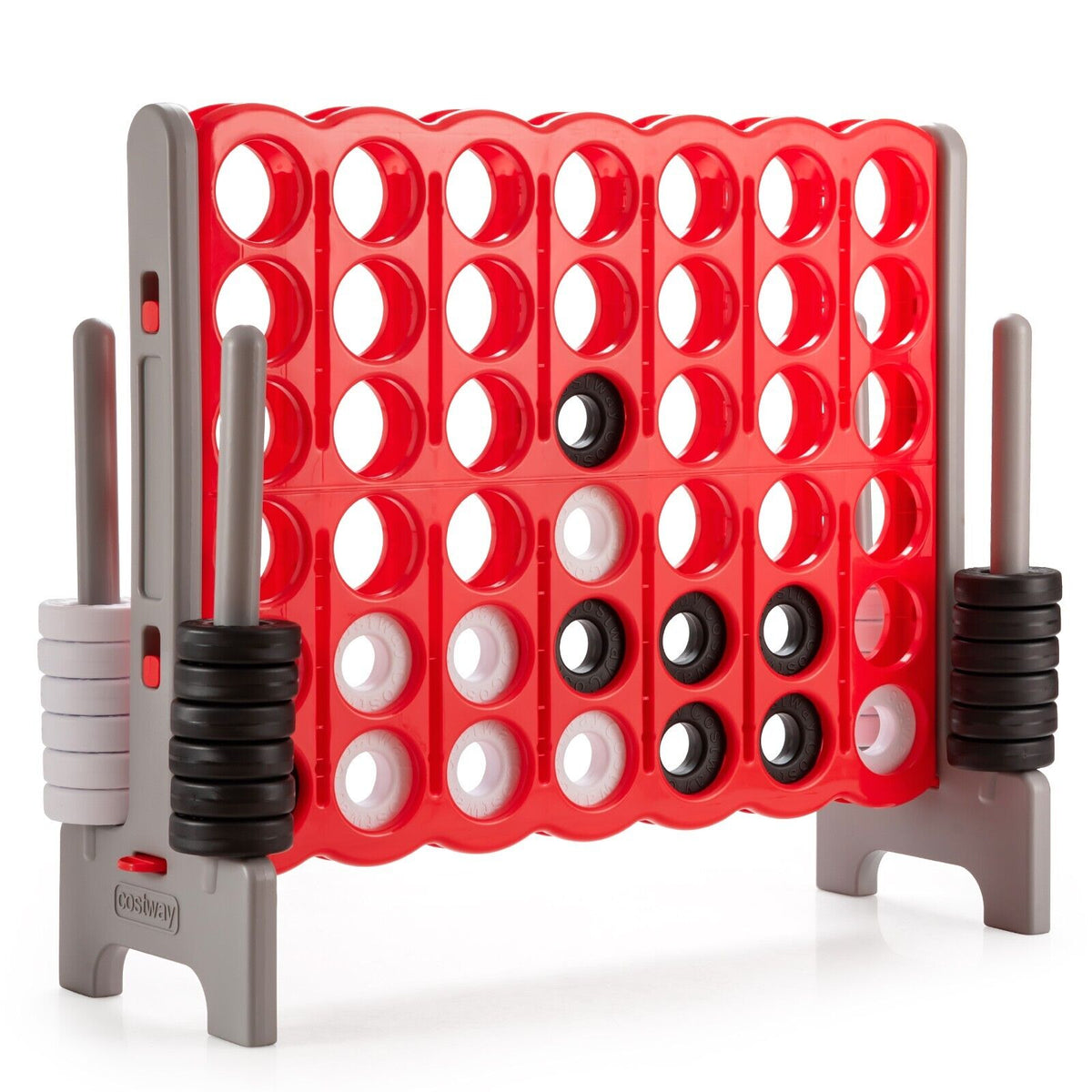 Giant Connect 4 with 42 Jumbo Rings