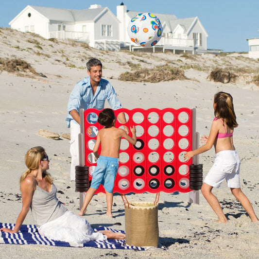 Giant Connect 4 with 42 Jumbo Rings