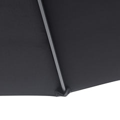 Outsunny 3 m Banana Parasol-Black