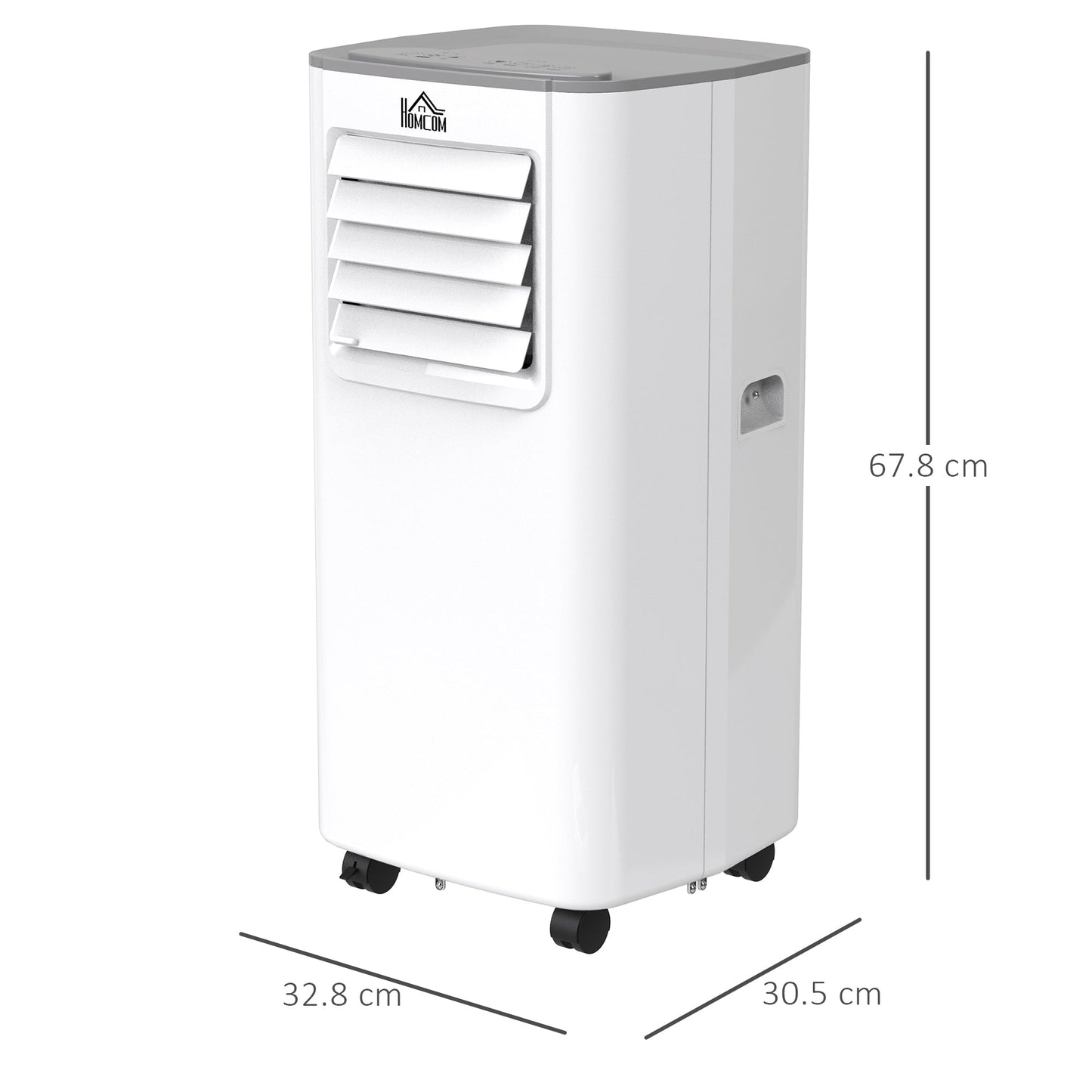HOMCOM 5000 BTU Portable Air Conditioner, 4-in-1 Air Conditioning Unit, Dehumidifier, Cooling Fan with Remote Control, 2 Speeds, 24H Timer, Window Venting Kit, 12m√Ç¬≤, R290, A Energy Efficiency