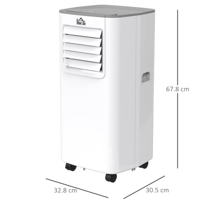HOMCOM 5000 BTU Portable Air Conditioner, 4-in-1 Air Conditioning Unit, Dehumidifier, Cooling Fan with Remote Control, 2 Speeds, 24H Timer, Window Venting Kit, 12m√Ç¬≤, R290, A Energy Efficiency