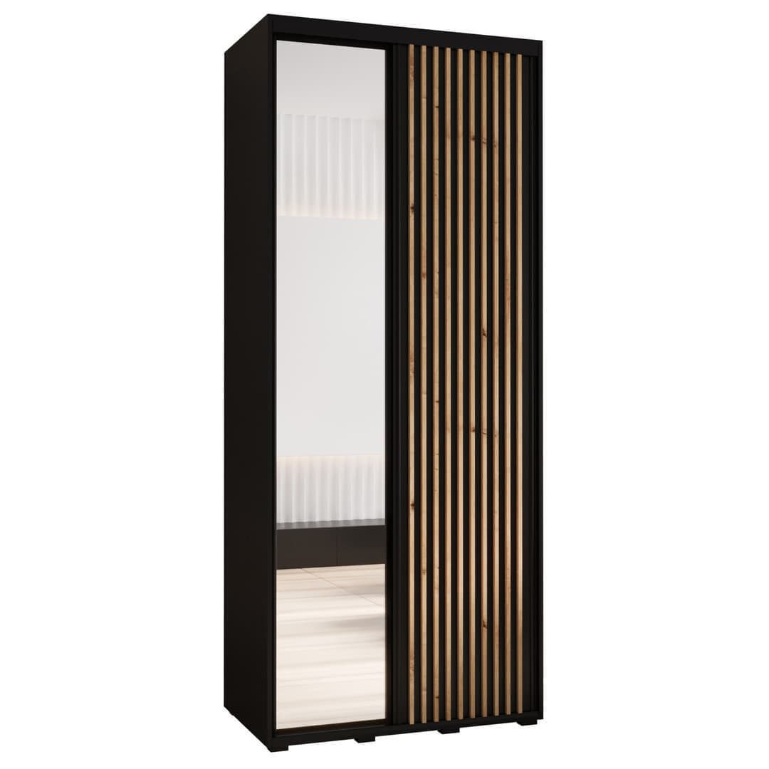 Sapporo II Sliding Door Wardrobe 100cm