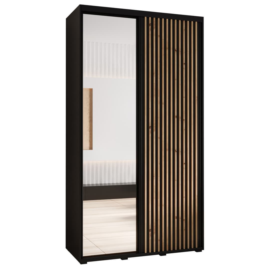 Sapporo II Sliding Door Wardrobe 140cm