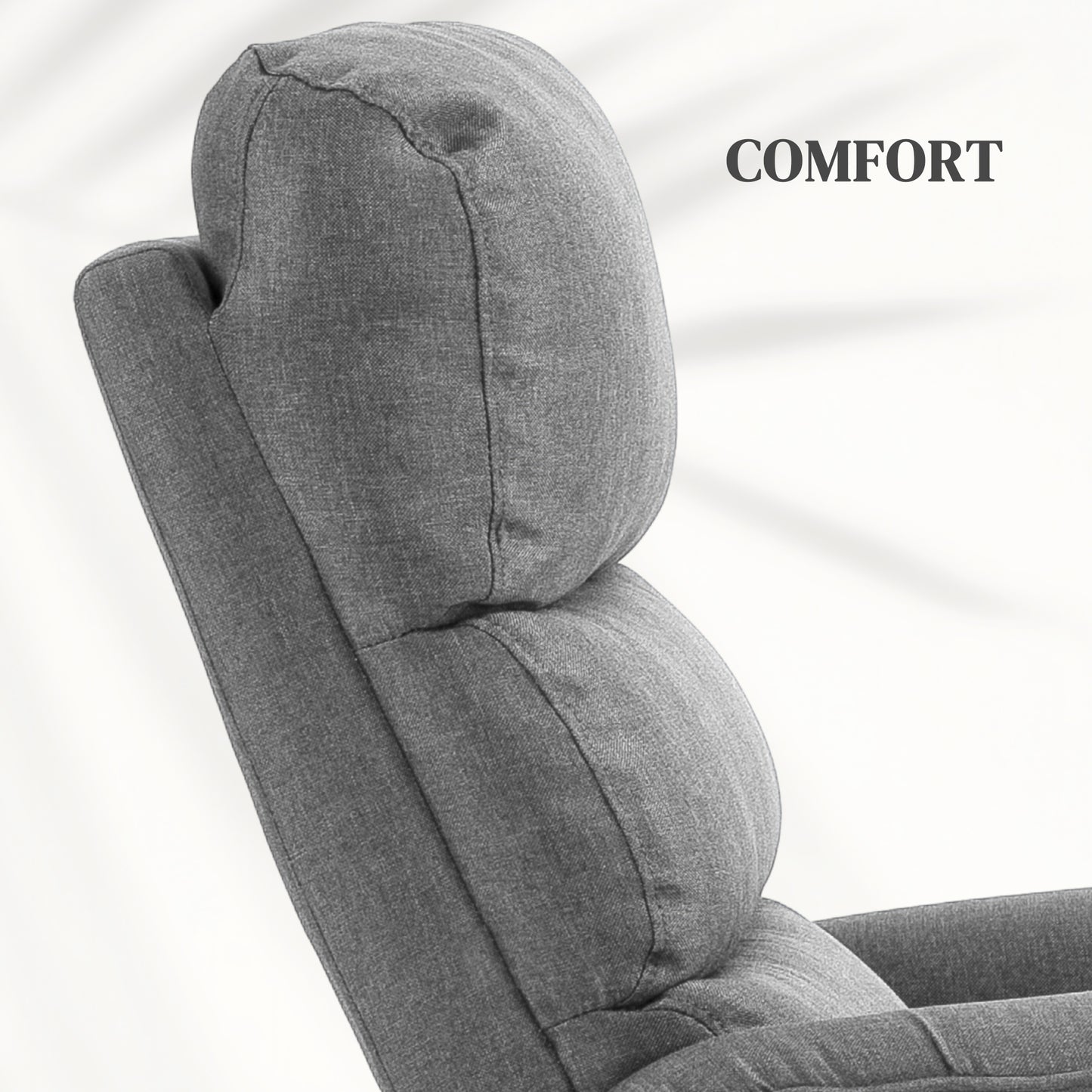 HOMCOM Electric Riser Recline Armchair, with Footrest - Grey