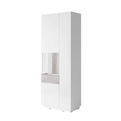 Silke 12 Tall Display Cabinet 80cm