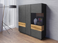 Silke 46 Display Cabinet 130cm [Right]