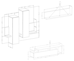 Bota Entertainment Unit For TVs Up To 75"