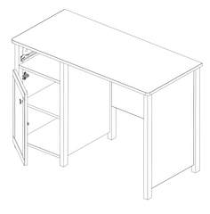 Luna LN-03 Computer Desk 110cm