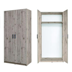 Snow 02 Hinged Wardrobe 92cm