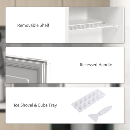 HOMCOM 35L Mini Freezer, -24√¢‚Äû∆í to -14√¢‚Äû∆í Temperature - White
