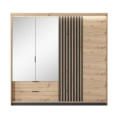 Tally Hinged Door Wardrobe 220cm