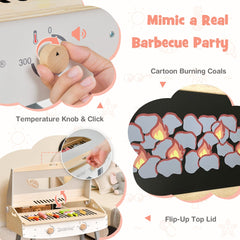 Kids Pretend Barbecue Grill Playset