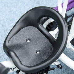 HOMCOM 6 in 1 Kids Trike Push Bike w/ Push Handle, Canopy, 5-point Safety Belt, Storage, Footrest, Brake, for 1-5 Years, Purple