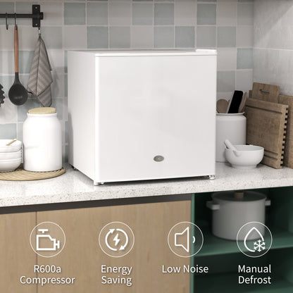 HOMCOM 35L Mini Freezer, -24√¢‚Äû∆í to -14√¢‚Äû∆í Temperature - White