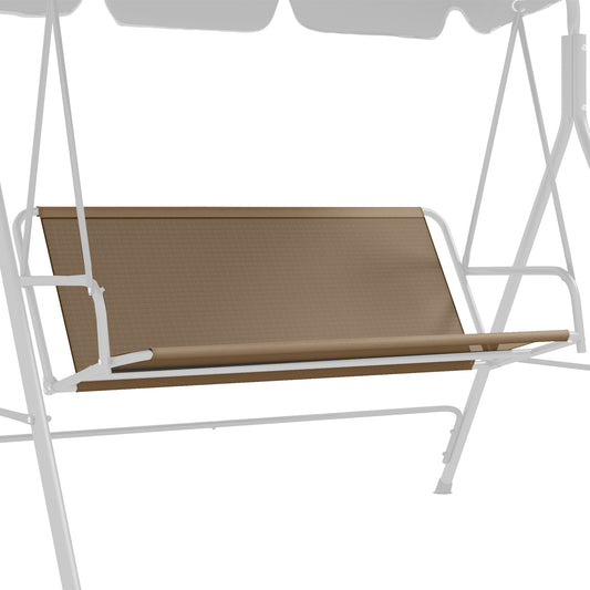 Outsunny Garden Swing Seat Cover Replacement, for 2 and 3 Seater Swing Bench, 115 x 45 x 45cm, Beige