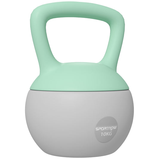 SPORTNOW 10KG Kettlebell, Soft Kettle Bell with Non-Slip Handle for Home Gym Weight Lifting and Strength Training