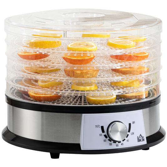 HOMCOM 40-70√¢‚Äû∆í Five-Tray Food Dehydrator