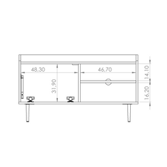 Vasina 07 TV Cabinet 100cm