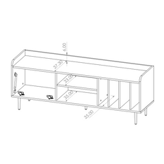 Vasina 08 TV Cabinet 150cm