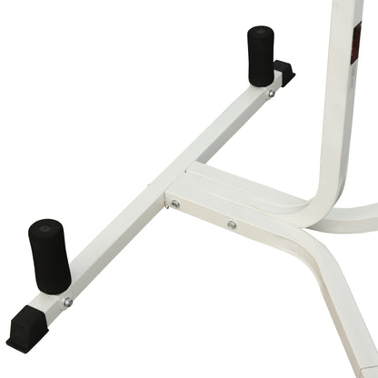 HOMCOM Adjustable Freestanding Speedbag, Punch Bag Hanger, White