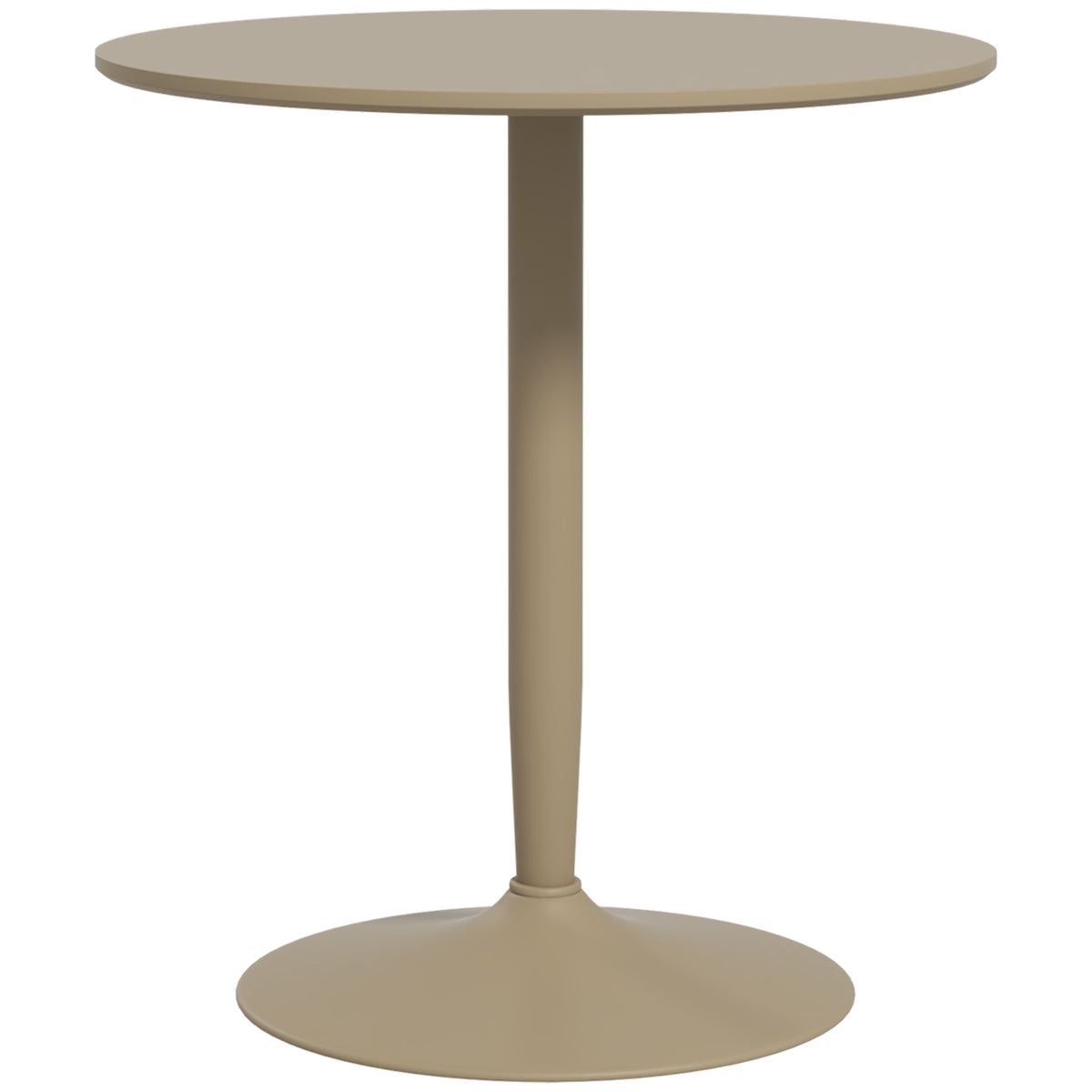 HOMCOM 75H x â70cm Two-Person Minimalistic Dining Table - Light Brown