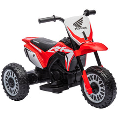 HOMCOM 6V Kids Motorbike, Three-Wheel Kids Electric Bike with Horn, Startup Sound for Ages 18-36 Months - Red