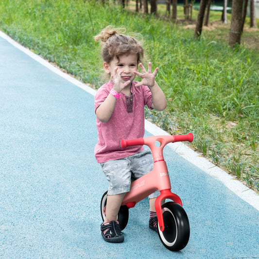 AIYAPLAY Baby Balance Bike, with Adjustable Seat, for 1.5-3 Years - Pink